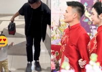 Chu Thanh Huyền gọi Quang Hải là 'ông bố bỉm sữa', chàng cầu thủ có một hành động chứng tỏ chăm con cực khéo
