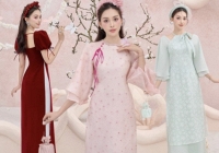 Hoa hậu Tiểu Vy khoe sắc vóc “vạn người mê” trong những tà áo dài cách tân Tết 2024