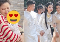 Mẹ Quang Hải khoe gọi video với Chu Thanh Huyền, năm giây hé lộ quan hệ mẹ chồng - nàng dâu đời thực 