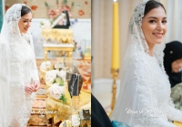 Cô dâu của Hoàng tử Brunei tiếp tục 'đốn tim' dân mạng vì xuất hiện như nữ thần với bộ váy cưới đẹp tựa trong mơ
