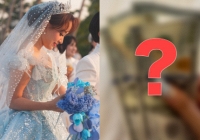 Vân Hugo gặp sự cố 'dở khóc dở cười' khi khui phong bì mừng cưới, chuyện gì mà khiến gần 5 triệu đồng 'bay màu'?