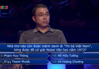 Kiến trúc sư 'bó tay' trước một câu hỏi về chủ đề Văn học trong Ai Là Triệu Phú, học giỏi cũng chưa chắc biết