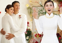 Ảnh 'full HD' lễ vu quy Cao Thiên Trang: Cô dâu hào hứng khoe sính lễ, chi tiết hé lộ mối quan hệ với mẹ chồng gây chú ý