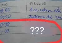 Đang làm bài tập viết thời khóa biểu thì bí ý tưởng, học sinh tiểu học có màn chữa cháy khiến người có trí tưởng tượng nhất cũng 'đứng hình'