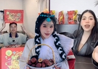 Hằng Du Mục là ai mà 'khuấy đảo' livestream của Quang Linh Vlogs, giúp bán nghìn đơn set quà Tết?