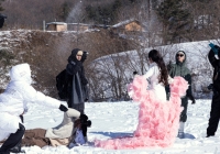 Dàn người mẫu Việt catwalk trên tuyết