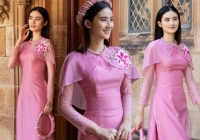 Hoa hậu Ý Nhi rạng rỡ trong tà áo dài truyền thống, chạnh lòng khi lần đầu đón Tết xa gia đình