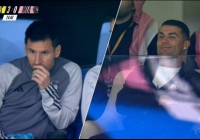Phản ứng trái ngược hoàn toàn của Ronaldo và Messi khi theo dõi trận đấu có kết quả không tưởng của đội nhà