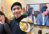 Đêm Giao thừa đầu tiên khi Văn Hậu có vợ: Tận hưởng thế giới riêng cùng Doãn Hải My, 'chốt' đêm bằng món ăn ngon lành ngày tết 