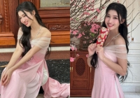 Á hậu Phương Nhi gây sốt với loạt ảnh đón Tết, visual 'sang xịn mịn' khiến netizen xuýt xoa