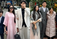 Doãn Hải My cùng Đoàn Văn Hậu về Hà Nội ăn tết nhà ngoại: Tay xách túi trăm triệu, phong cách khác hẳn lúc ở nhà chồng