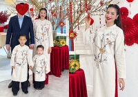 Phạm Hương check-in 'chanh sả' đón Tết tại Mỹ, hiếm hoi cho ông xã kín tiếng 'lên sóng'