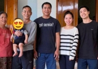 Viên Minh hiếm hoi về quê chồng, ăn mặc cực giản dị khi xuất hiện cùng bố mẹ Công Phượng