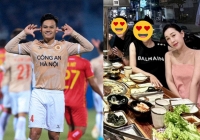 Vợ Hồ Tấn Tài diện đồ gợi cảm, thoải mái đi ăn với vợ chồng đồng nghiệp của chồng dù chàng cầu thủ vắng nhà