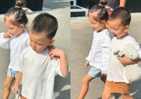 Khoảnh khắc khiến Hồ Ngọc Hà cảm thán 'thời gian trôi nhanh quá': Lisa cực ra dáng chị lớn, Leon nhí nhố mà rất tình cảm