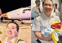 Thai phụ đột ngột chuyển dạ trên chuyến bay VietJet, phi hành đoàn thực hiện màn đỡ đẻ 'diệu kỳ' khiến toàn bộ hành khách thán phục