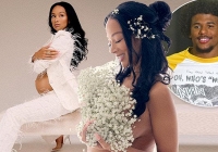 Bị gắn mác 'mồi chài trai trẻ' khi có bầu với cầu thủ kém 17 tuổi, nữ người mẫu đáp trả cực tinh tế