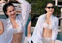 Ngọc Trinh lần đầu diện trang phục mát mẻ hậu biến cố, body sau khi tăng cân ra sao?