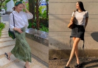 Tham khảo Hồ Ngọc Hà và Phạm Thanh Hằng 10 cách diện chân váy trẻ trung ở tuổi ngoài 40