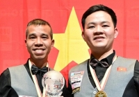 Việt Nam giành chức vô địch billiard carom 3 băng đồng đội thế giới
