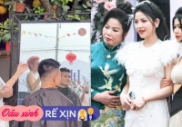 Quang Hải cắt tóc để mai làm chú rể ngay trong sân nhà, Thanh Huyền tất bật đãi tiệc nhưng vẫn ghé vào nói 1 câu!