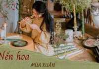 Thú vui độc lạ làm nến bằng hoa để trang trí nhà cửa của mẹ Việt ở Đức