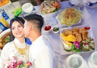 Giật mình nhận ra 3 bữa cỗ cưới Quang Hải - Chu Thanh Huyền từ đám hỏi tới giờ có sự trùng hợp rất hài hước