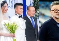 HLV Park Hang-seo dặn dò Quang Hải trong ngày cưới Chu Thanh Huyền, ông Troussier vắng mặt sau lùm xùm 'ngó lơ' Hải 'con'