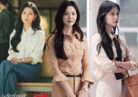 10 set áo sơ mi đẹp long lanh của Kim Ji Won, chị em nên tham khảo nếu muốn mặc sang hơn