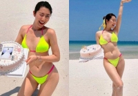 Thúy Ngân tung loạt ảnh nóng bỏng dịp sinh nhật, 1 chi tiết để lộ tin vui?