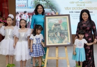 Giao lưu với họa sĩ Văn Dương Thành và phát động cuộc thi vẽ tranh “Ngôi nhà mơ ước” năm 2024