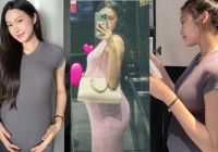 Doãn Hải My khoác túi hiệu 80 triệu đi hẹn hò cùng Đoàn Văn Hậu, bụng bầu vượt mặt vẫn xinh bất chấp
