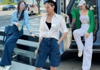 Phong cách của Đàm Thu Trang ngày càng trẻ trung nhờ 3 món thời trang