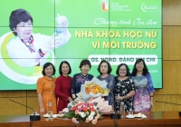 Tọa đàm “GS. TS. NGND Đặng Kim Chi-Nhà khoa học nữ vì môi trường”