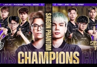 Saigon Phantom lật kèo đỉnh cao để lên ngôi vô địch ĐTDV mùa Xuân 2024, phá vỡ mọi kỷ lục của Liên Quân Mobile