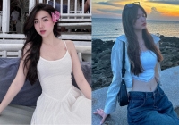 Hai 'em gái' mỹ nữ hot nhất làng bóng đá: Em gái 'chủ tịch' Văn Toàn khoe body cực phẩm, vòng eo của em gái Văn Lâm gây sốt
