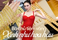 Hoa khôi Cần Thơ rời xa hào quang showbiz về lấy chồng, giờ là bà chủ tiệm vàng đình đám, nhan sắc và độ giàu có khỏi phải nói!