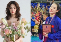 Nhan sắc đời thường xinh như búp bê của Thanh Thúy bóng chuyền, cao 1m80 vừa được giải phụ công xuất sắc nhất giải châu Á