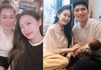 Doãn Hải My 'hẹn hò' cùng chị dâu của Đoàn Văn Hậu sau khi hạ sinh quý tử, visual mẹ bỉm gây chú ý vì quá xinh đẹp