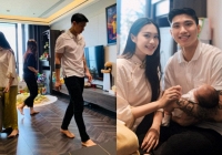 Lộ ảnh 'cam thường' của mẹ bỉm sữa Doãn Hải My khi ở nhà chăm con cùng Đoàn Văn Hậu, nhan sắc có xinh lung linh như ảnh tự đăng?