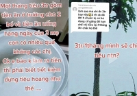 Lại thêm một bà mẹ  chỉ tiêu 3 triệu/tháng dù nuôi 2 con nhỏ, nhìn bảng chi tiêu mà không dám tin vào mắt