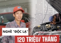 Độc lạ nghề mò mẫm dưới nắp capo, chui gầm ô tô kiếm trăm triệu mỗi tháng: Tưởng đơn giản nhưng không phải ai cũng làm được