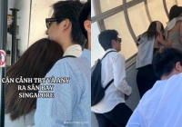 Team qua đường “tóm dính” Thiều Bảo Trâm và bạn trai đi du lịch, tựa đầu ôm tình tứ nơi đông người