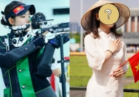  Ngỡ ngàng trước nhan sắc khác hẳn ngày thường của nữ xạ thủ Olympic: tết Độc lập mặc áo dài, cầm lá cờ tổ quốc đầy tự hào