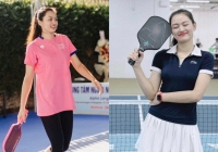  Ra sân Pickleball bắt gặp hoa khôi bóng chuyền Thu Hoài hẹn hò với bạn trai