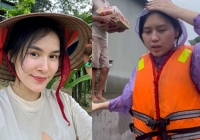 Hai nàng WAG quê Tuyên Quang tự mình đến vùng lũ giúp đồng bào, chỉ xin ủng hộ đồ ăn chứ không nhận tiền vì một lý do