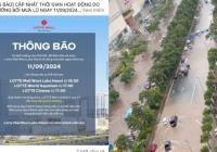 Một loạt cửa hàng tại Lotte Mall Tây Hồ và Aeon Mall Long Biên thông báo đóng cửa sớm vì ảnh hưởng của lũ lụt