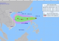 Áp thấp nhiệt đới mạnh lên thành bão số 4, đi vào Biển Đông vào ngày 18/9