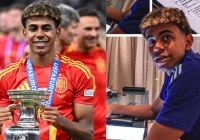  Thần đồng 16 tuổi Lamine Yamal vừa làm bài tập về nhà vừa thi đấu vẫn vô địch Euro, xô đổ kỷ lục của “vua bóng đá” Pele