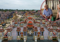 Gia cảnh bất ngờ của đôi vợ chồng U90 chi 3 tỉ đồng xây lăng mộ ở Huế: Có 9 người con đều định cư ở Mỹ